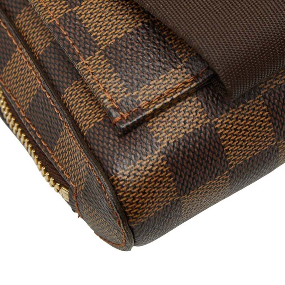 LOUIS VUITTON Authentic Brown Damier Leather Hobo Bag - Picture 7 of 12